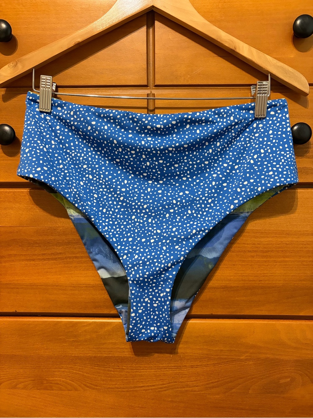 Nike high waist cheeky reversible swim bottom
